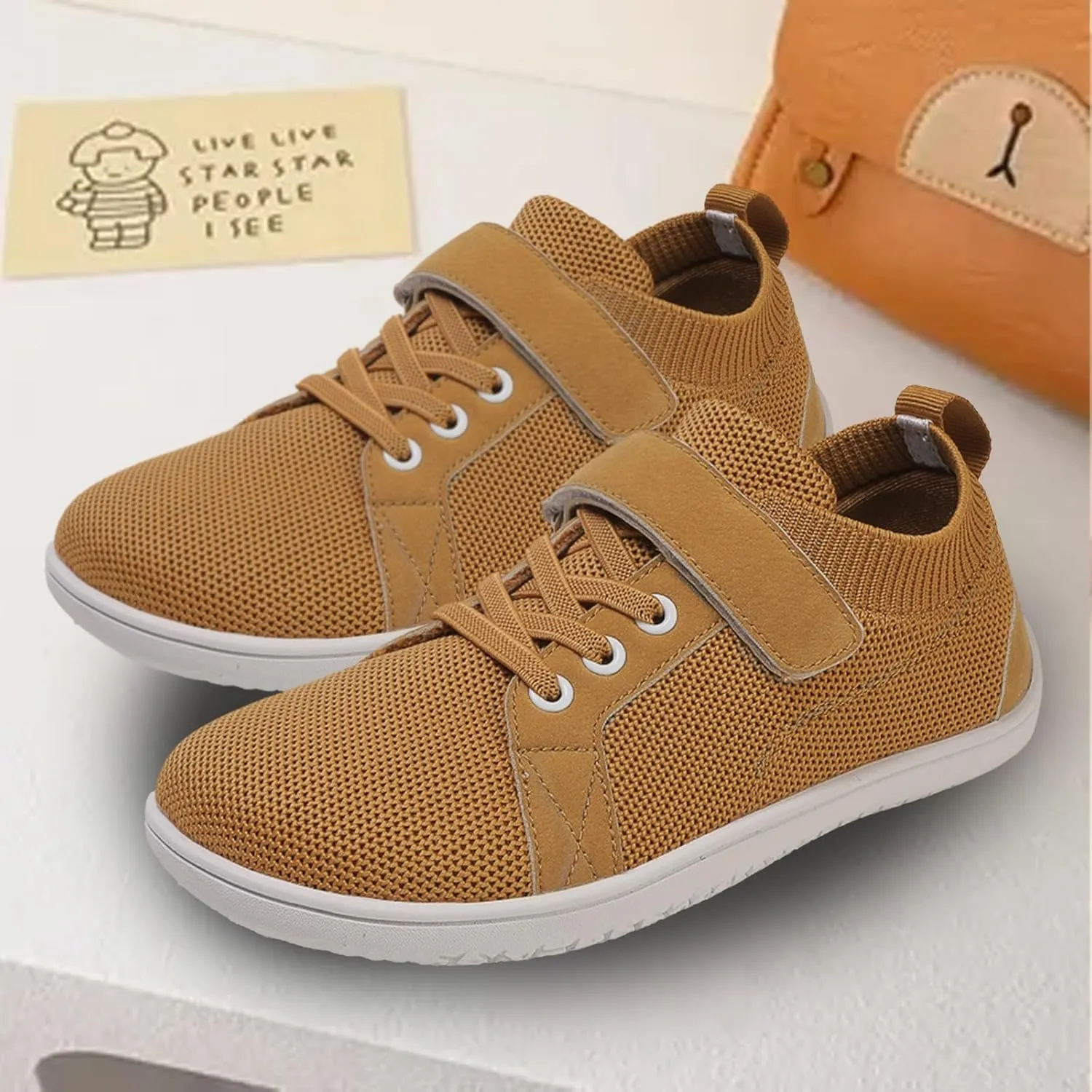 Boys Girls Wide Toe Leisure Sports Running Shoes Kids Non Slip Lightweight Comfortable Solid Big Girls Shoes Size 8