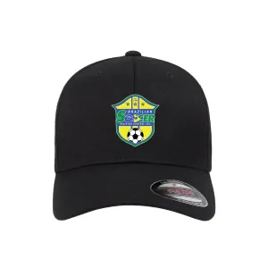 Brazilian Soccer Training Flexfit Wool Blend Fitted Cap Black