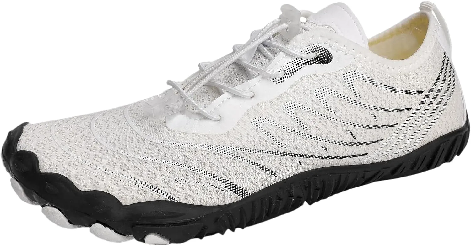 Breathable Barefoot Shoes for Women Men, Quick Dry Zero Drop Trail Running Shoes, Outdoor Athletic Hiking Sports Footwear Summer Beach Swim Surfing with Non-Slip Sole & Wide Toe Box