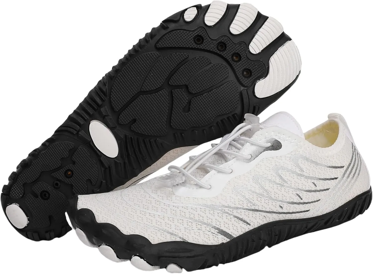 Breathable Barefoot Shoes for Women Men, Quick Dry Zero Drop Trail Running Shoes, Outdoor Athletic Hiking Sports Footwear Summer Beach Swim Surfing with Non-Slip Sole & Wide Toe Box