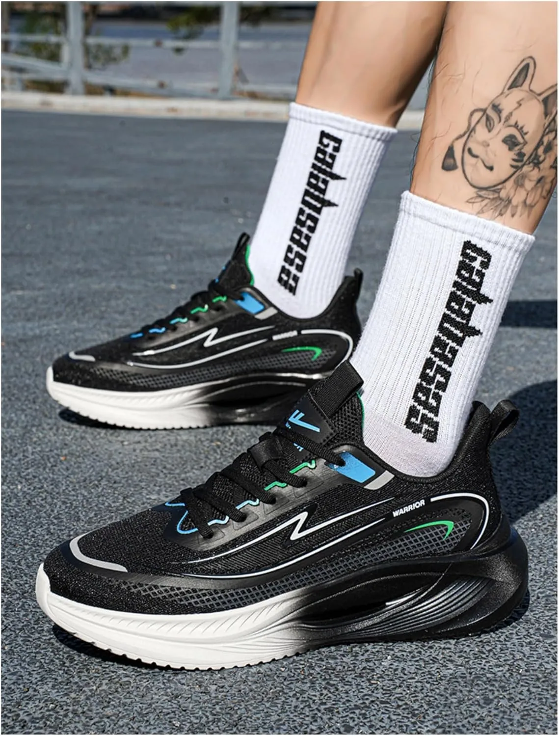 Breathable Knit Sneakers Streamline Running Shoes for Women with Air Cushioning Ultra-Lightweight Comfort for Roadwork Gym Sessions