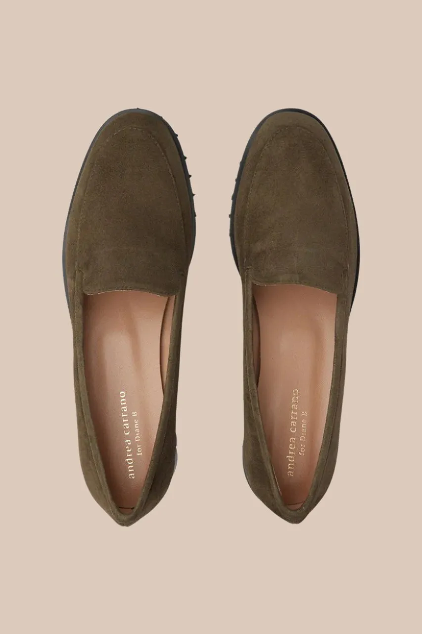 CARRO MILITARY GREEN SUEDE