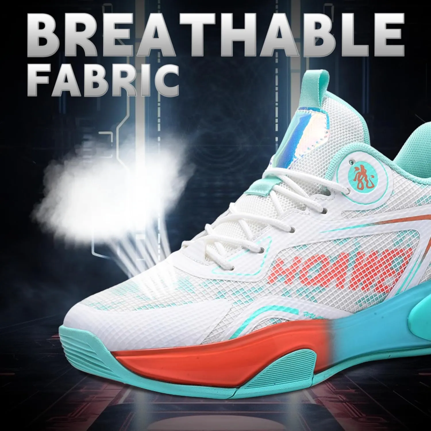 CJSPORX Men Basketball Shoes Non Slip Breathable Outdoor Fashion Sneakers