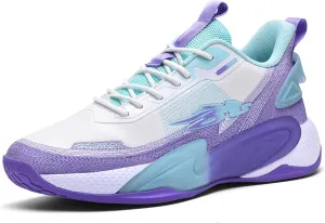 CJSPORX Men Basketball Shoes Non Slip Breathable Outdoor Fashion Sneakers