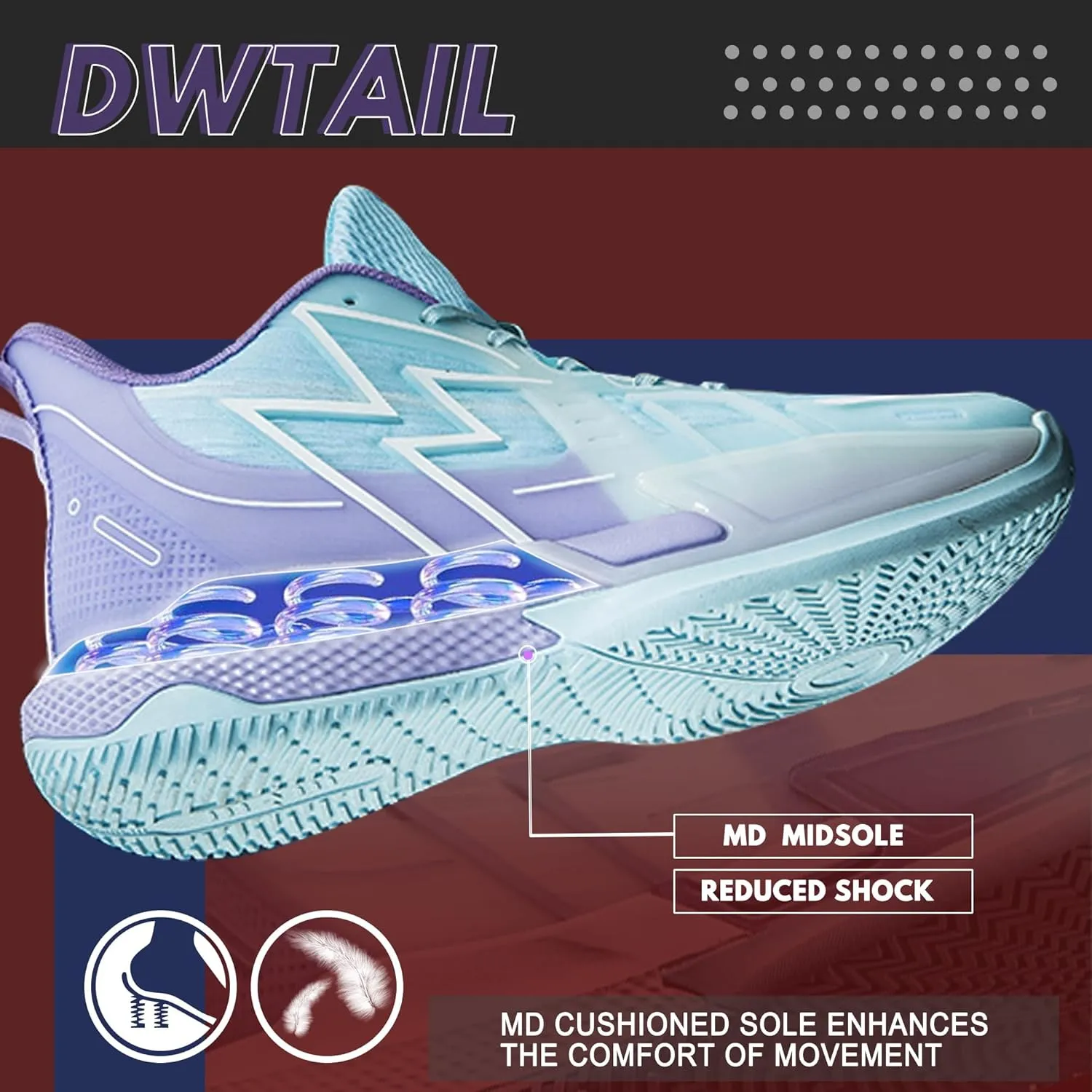 CJSPORX Men Women Basketball Shoes Breathable Non Slip Outdoor Fashion Sneakers