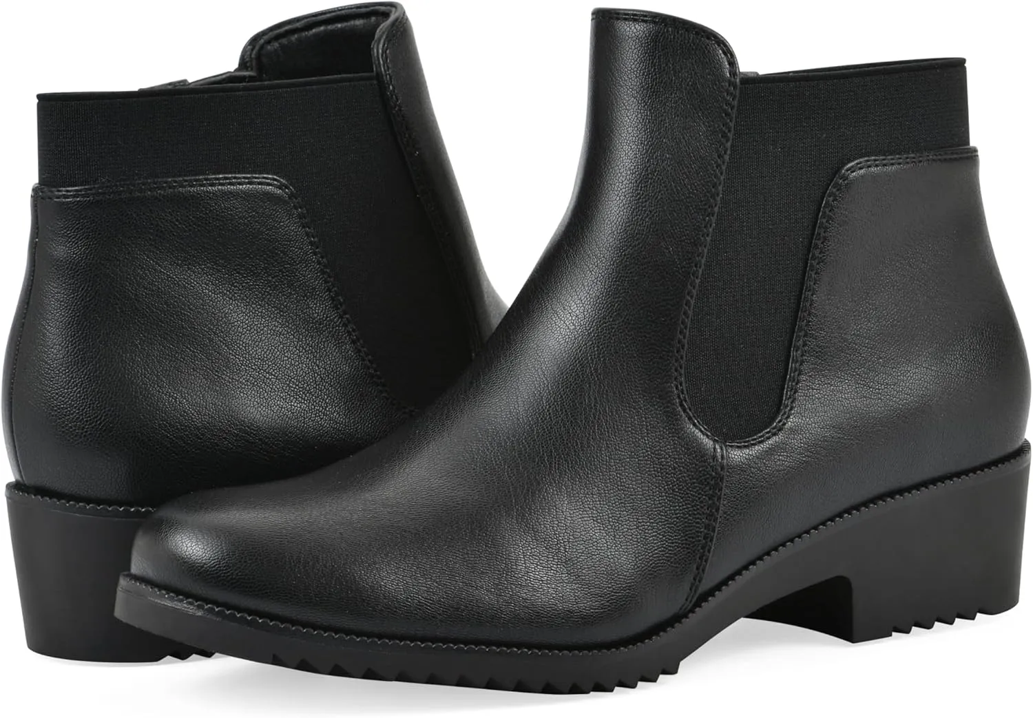CLIFFS BY WHITE MOUNTAIN Women's Durable Cushioned Block Heeled Ankle Bootie
