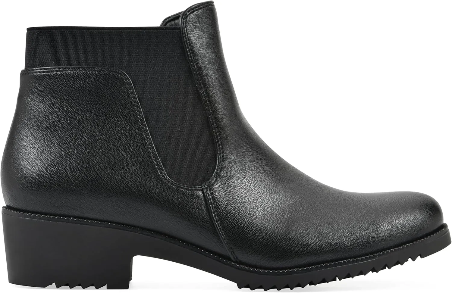 CLIFFS BY WHITE MOUNTAIN Women's Durable Cushioned Block Heeled Ankle Bootie