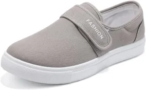 Comfortable Men's Canvas Skate Shoes for Autumn, Halloween - Black/Grey/Khaki