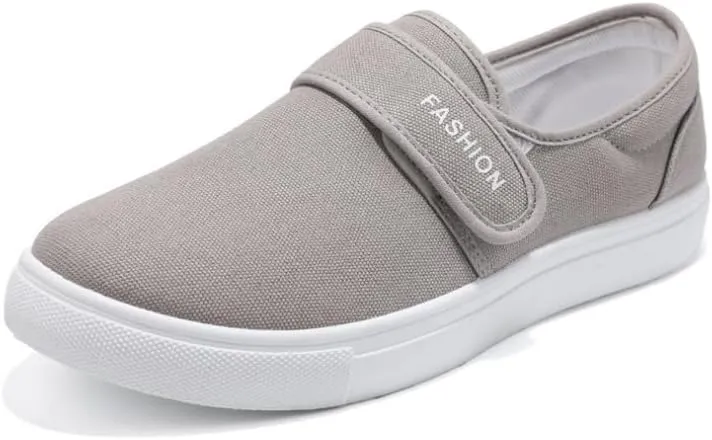 Comfortable Men's Canvas Skate Shoes for Autumn, Halloween - Black/Grey/Khaki