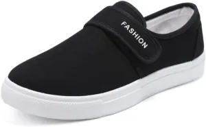 Comfortable Men's Canvas Skate Shoes for Autumn, Halloween - Black/Grey/Khaki