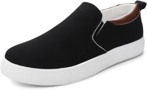 Comfortable Men's Canvas Skate Shoes for Autumn, Halloween - Black/Grey/Khaki