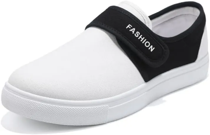 Comfortable Men's Canvas Skate Shoes for Autumn, Halloween - Black/Grey/Khaki