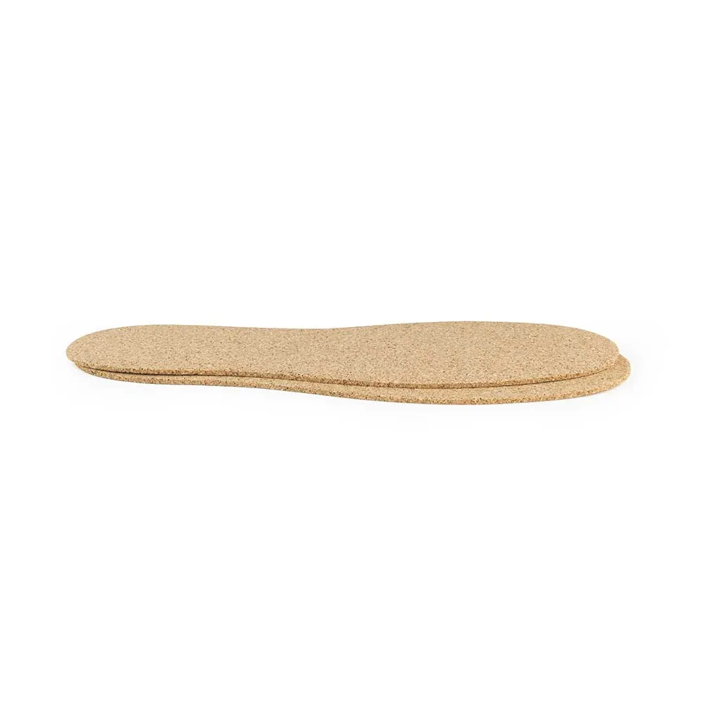 Cork Insoles - 2.5mm Thick, 2 Pair