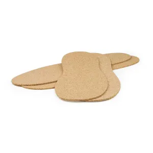Cork Insoles - 2.5mm Thick, 2 Pair