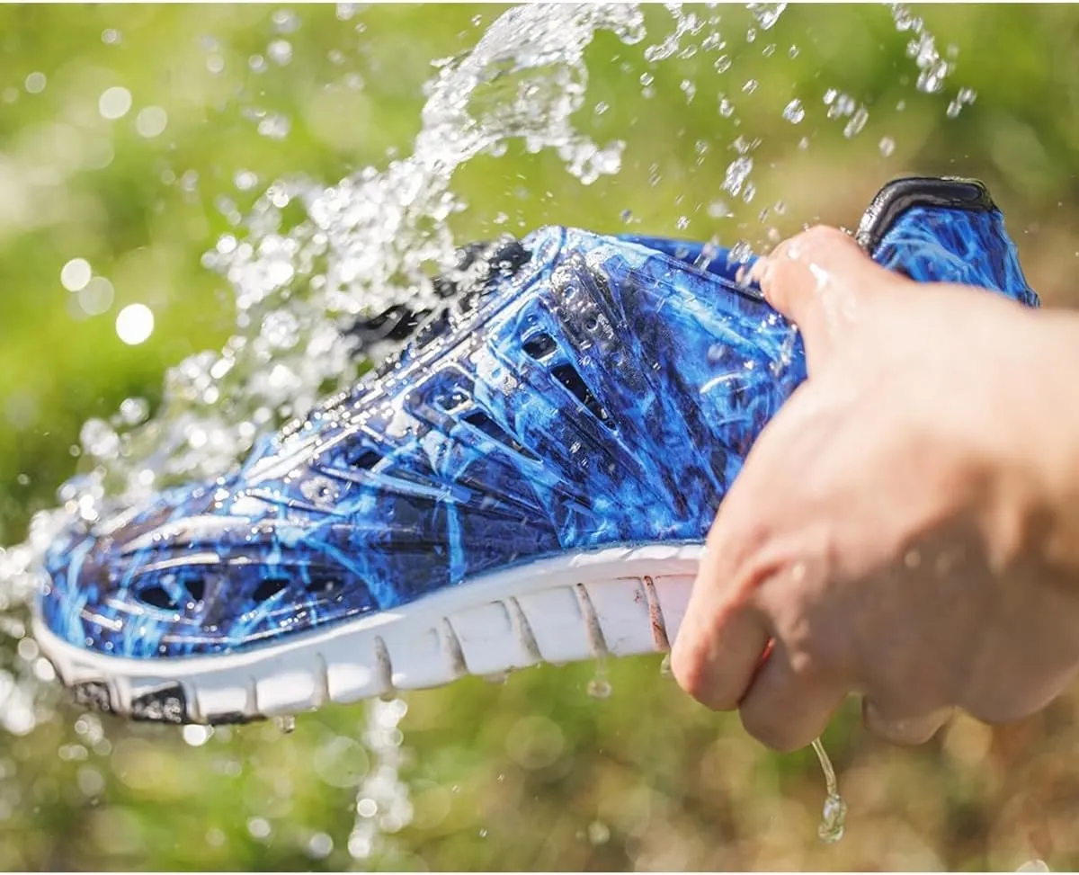 Crosskix APX Closed Toe Lace Up Water Shoes - All-Purpose Non-Slip Submersible Sneakers with Arch Support for Men, Women, Kids