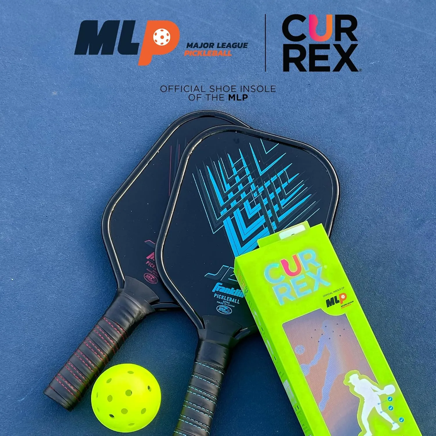 CURREX PICKLEBALLPRO Insoles for Pickleball Shoes  Arch Support Inserts w/Super Grip Surface & Premium Heel Cushioning, Helps Improve Foot Stability  for Men & Women Low Arch, Medium