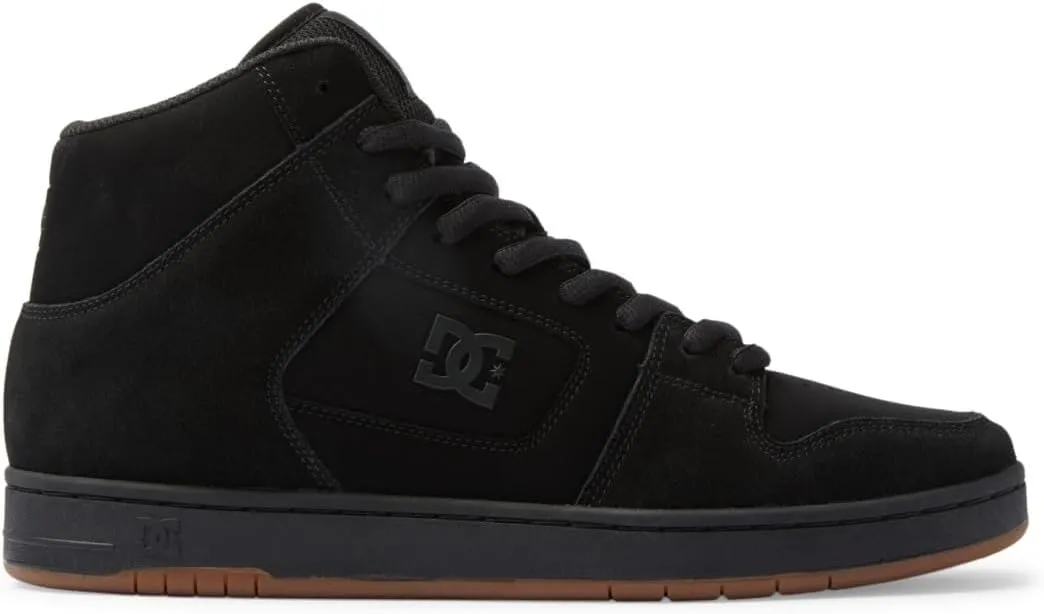 DC Men's Manteca 4 Hi High Top Casual Skate Shoe Sneaker, Black/Black/Gum, 4.5