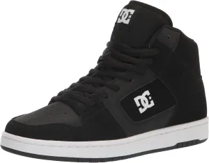 DC Men's Manteca 4 Hi High Top Casual Skate Shoe Sneaker, Black/White, 8