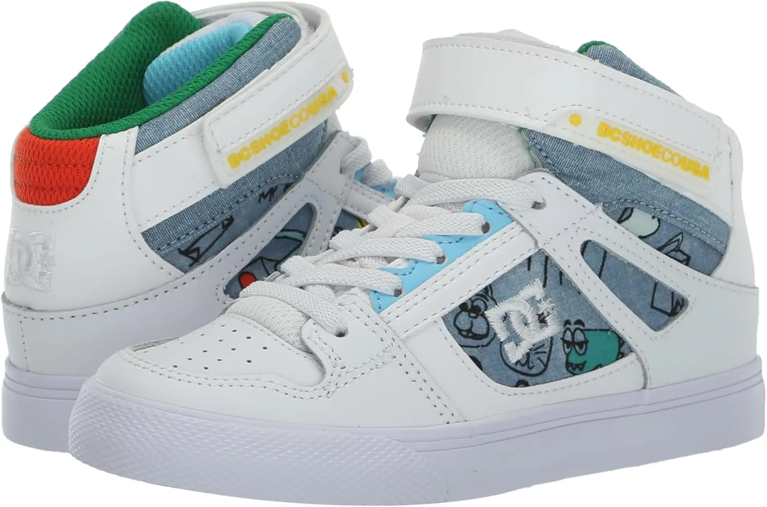 DC Unisex-Child Pure High Top Ev Skate Shoe