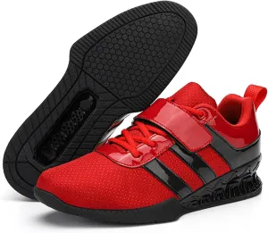 Deadlift Shoes for Mens Powerlifting & Squat Shoes Gym Training Squat Sneaker Indoor Fitness Sneakers Balance Comprehensive Training Shoes