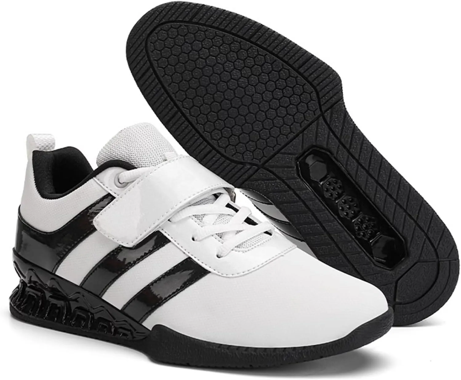 Deadlift Shoes for Mens Powerlifting & Squat Shoes Gym Training Squat Sneaker Indoor Fitness Sneakers Balance Comprehensive Training Shoes