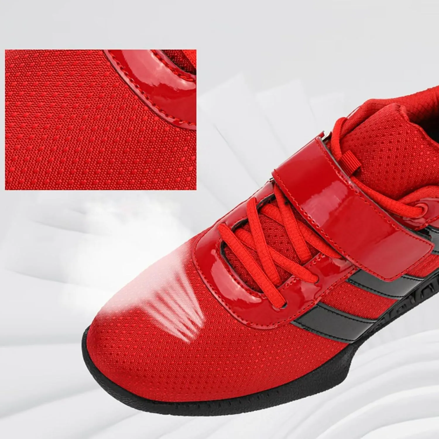 Deadlift Shoes for Mens Powerlifting & Squat Shoes Gym Training Squat Sneaker Indoor Fitness Sneakers Balance Comprehensive Training Shoes