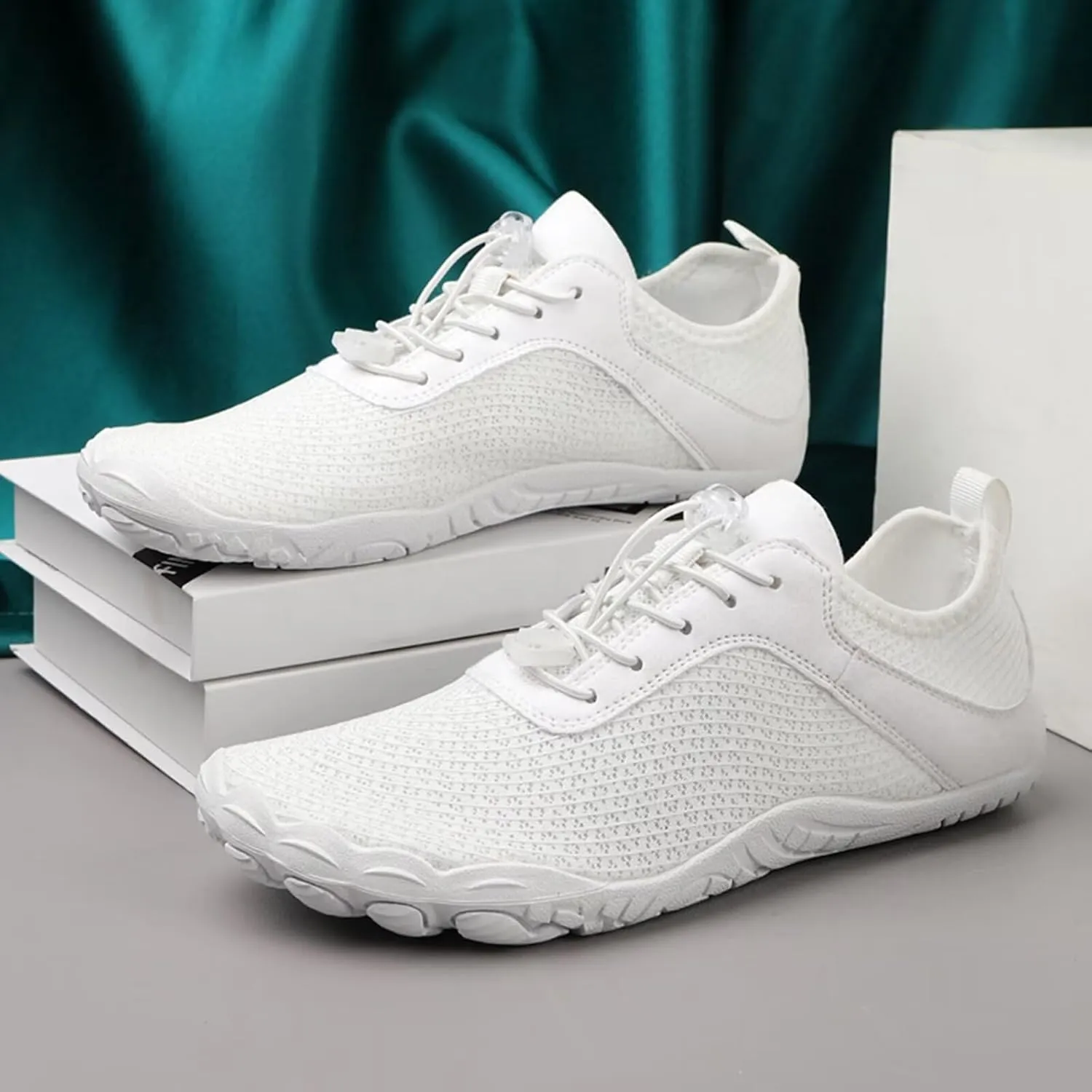 Deadlifting Squat Shoes for Men Women Unisex Adult Wide Toe Heavy Lifting Weight Training Shoes Non Slip Rubber Soft Bottom Skipping Rope Trainer Shoes