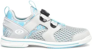 Dexter Women's Pro BOA Bowling Shoes - Light Grey/Blue 11