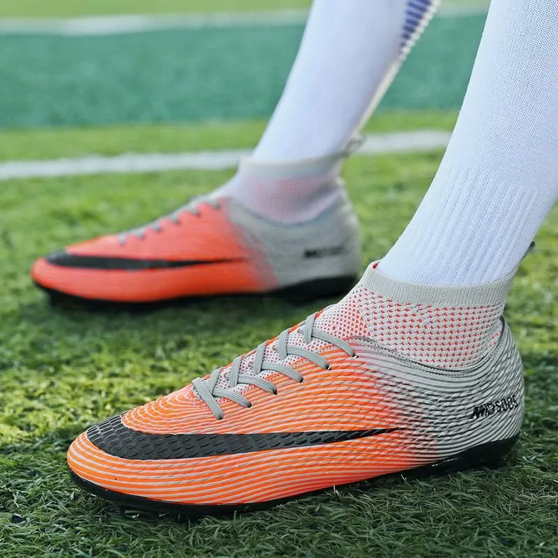 DHOVOR Men's Women's Football Boots FG Football Shoes Unisex Adult Athletics Football Trainers Football Cleats Teenagers Soccer Shoes