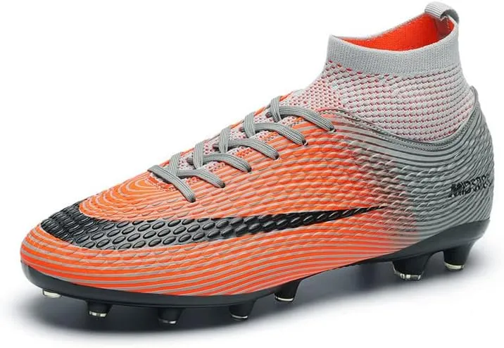 DHOVOR Men's Women's Football Boots FG Football Shoes Unisex Adult Athletics Football Trainers Football Cleats Teenagers Soccer Shoes