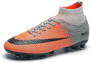 DHOVOR Men's Women's Football Boots FG Football Shoes Unisex Adult Athletics Football Trainers Football Cleats Teenagers Soccer Shoes