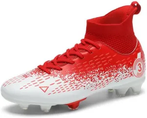 DHOVOR Men's Women's Football Cleats Youth Football Shoes Unisex Adult Athletics Football Trainers Lightweight Soccer Shoes