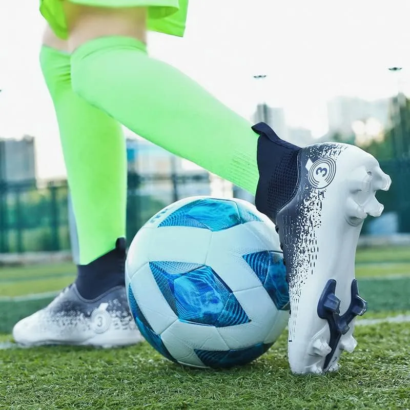 DHOVOR Men's Women's Football Cleats Youth Football Shoes Unisex Adult Athletics Football Trainers Lightweight Soccer Shoes