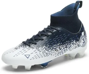 DHOVOR Men's Women's Football Cleats Youth Football Shoes Unisex Adult Athletics Football Trainers Lightweight Soccer Shoes