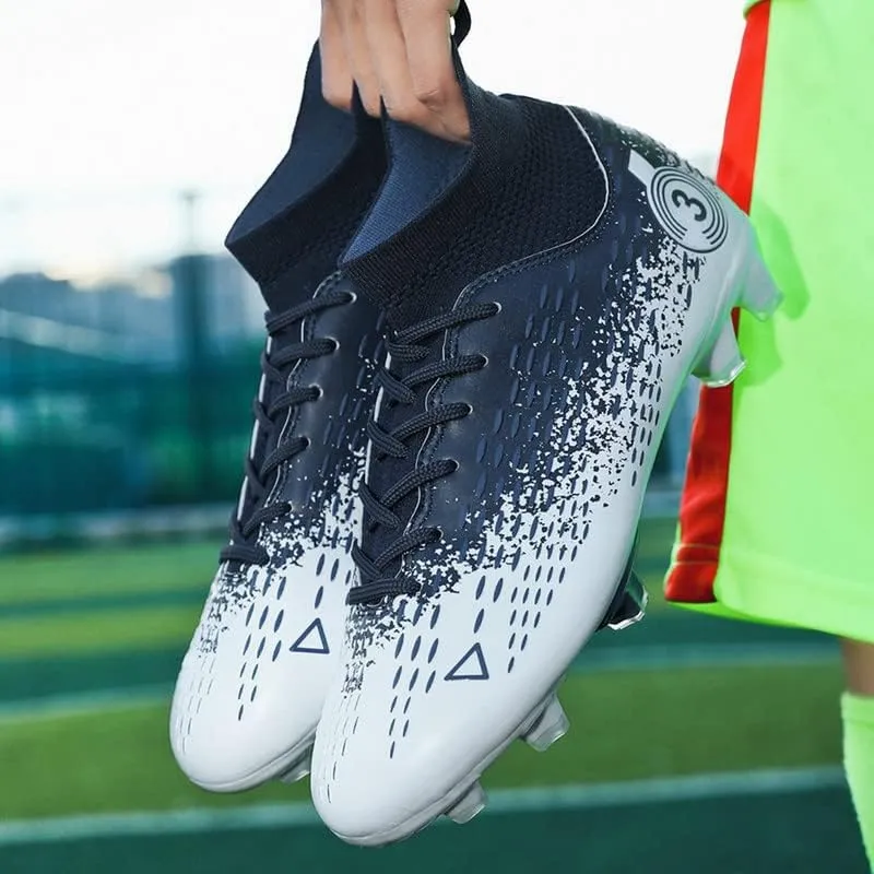 DHOVOR Men's Women's Football Cleats Youth Football Shoes Unisex Adult Athletics Football Trainers Lightweight Soccer Shoes