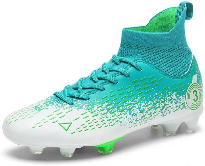 DHOVOR Men's Women's Football Cleats Youth Football Shoes Unisex Adult Athletics Football Trainers Lightweight Soccer Shoes