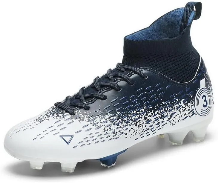 DHOVOR Men's Women's Football Cleats Youth Football Shoes Unisex Adult Athletics Football Trainers Lightweight Soccer Shoes