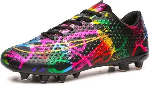 DHOVOR Mens Womens Soccer Cleats FG Football Shoes Unisex Adult Athletics Football Trainers Football Cleats Teenagers Soccer Shoes