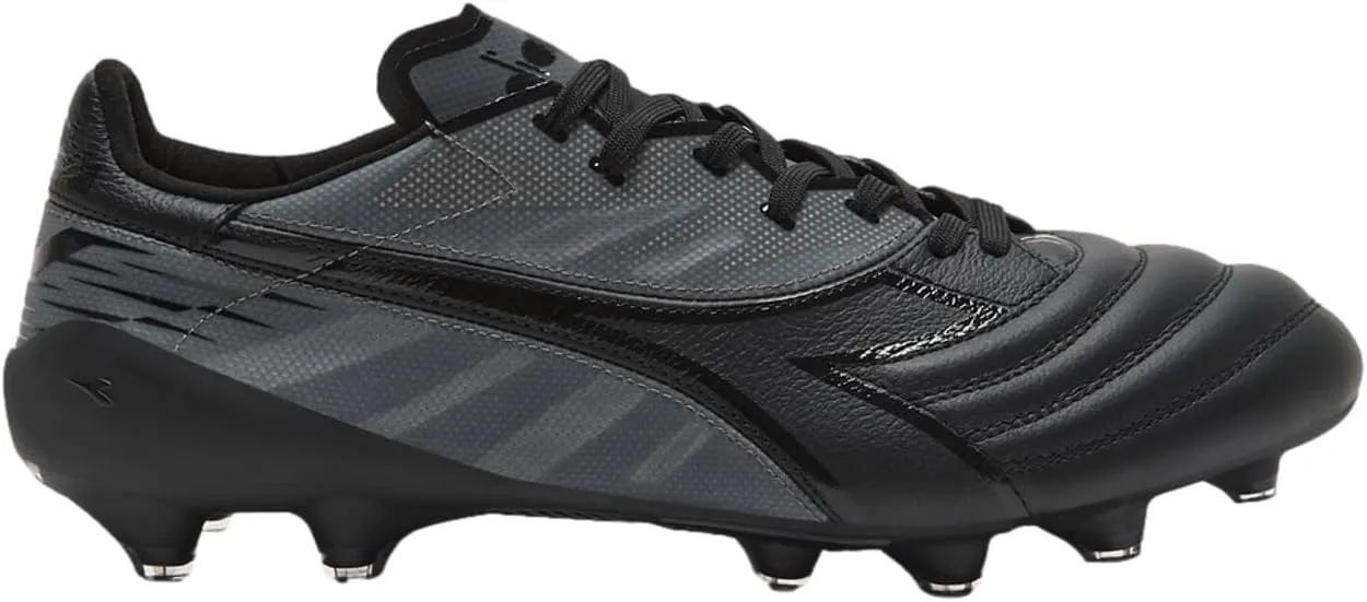 Diadora Brasil Elite Veloce GR ITA LPX Men's Firm Ground Soccer Shoes - Made in Italy, Super Lightweight, Premium Leather, Ideal for Firm Ground