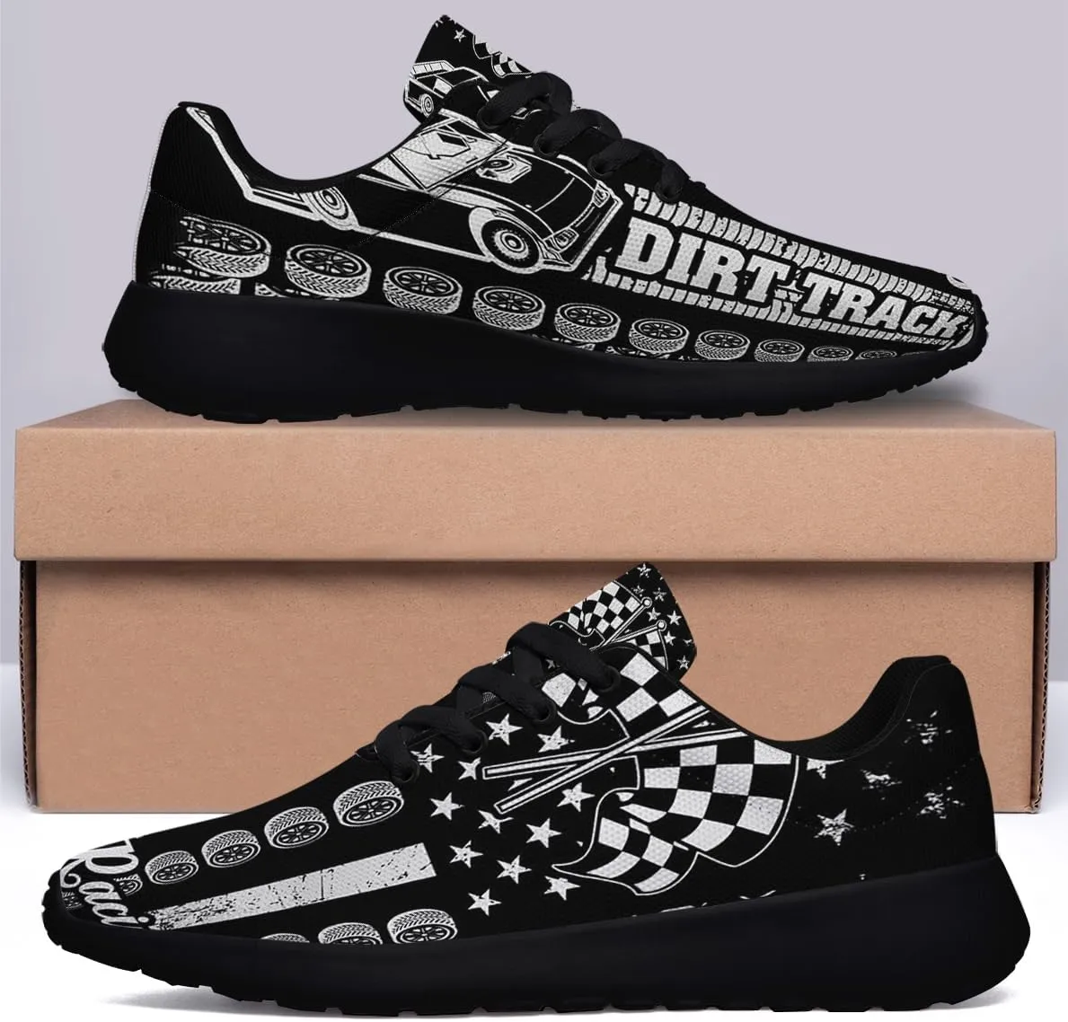 Dirt Track Racing Shoes for Men Women Fashion Sneakers Lightweight Breathable Running Shoes Sport Athletic Tennis Shoes