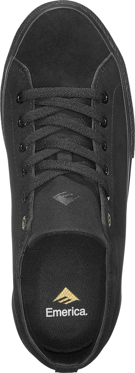 Emerica - Omen Lo Skate Shoes Black/Black (Size 12)