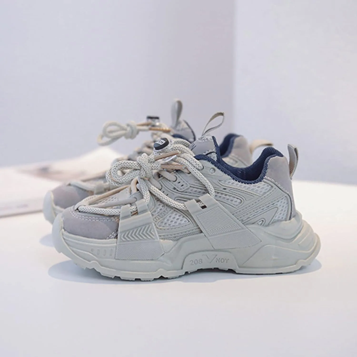 Fashion Spring Summer Children Sports Boys Run Shoes Flat Light Mesh Breathable Comfortable Kids Shoes Toddler Boys