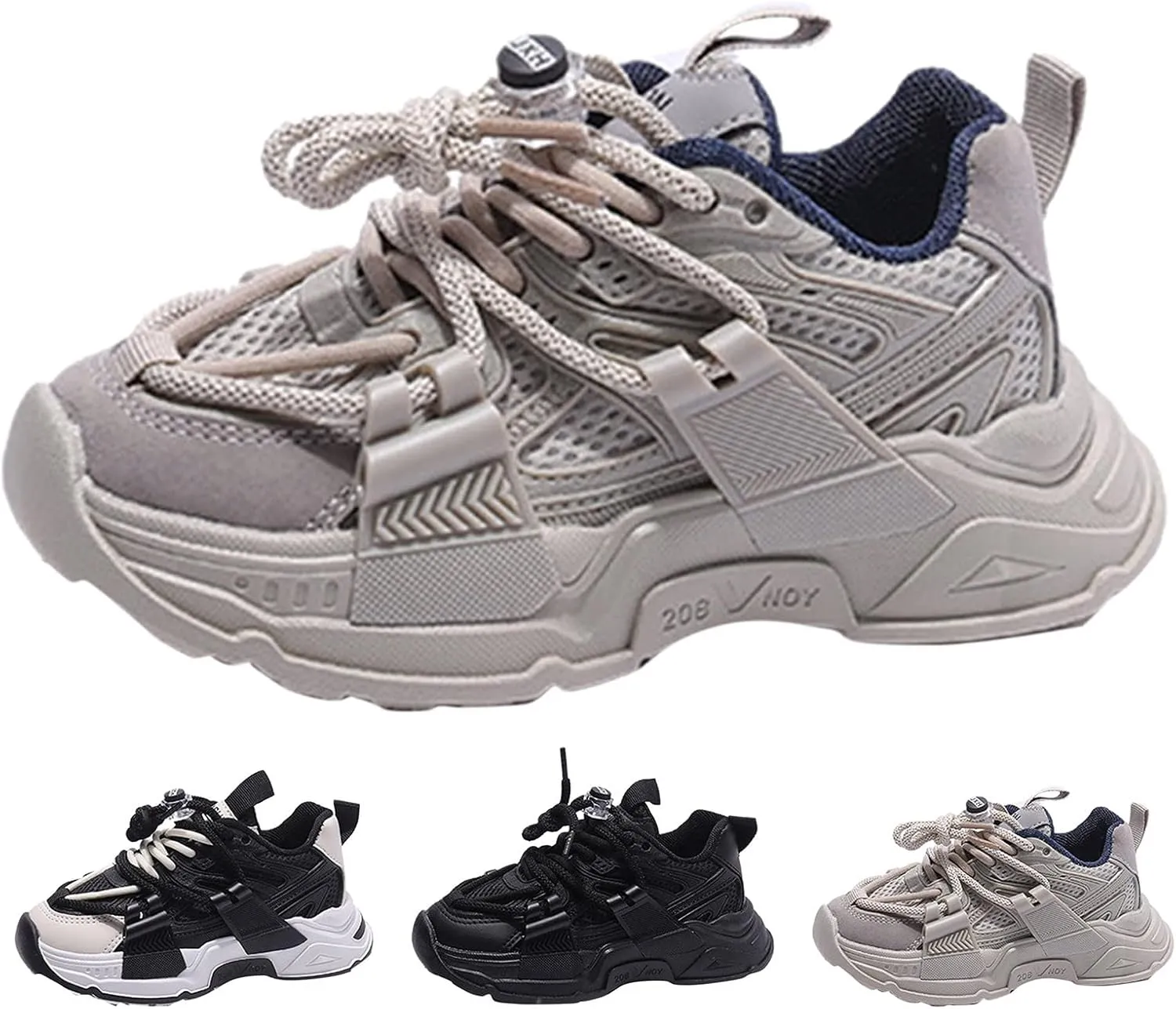 Fashion Spring Summer Children Sports Boys Run Shoes Flat Light Mesh Breathable Comfortable Kids Shoes Toddler Boys