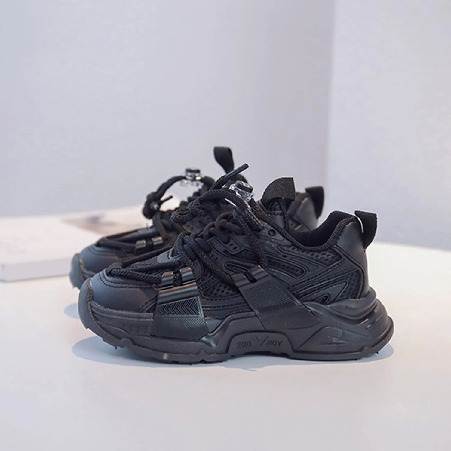 Fashion Spring Summer Children Sports Boys Run Shoes Flat Light Mesh Breathable Comfortable Kids Shoes Toddler Boys