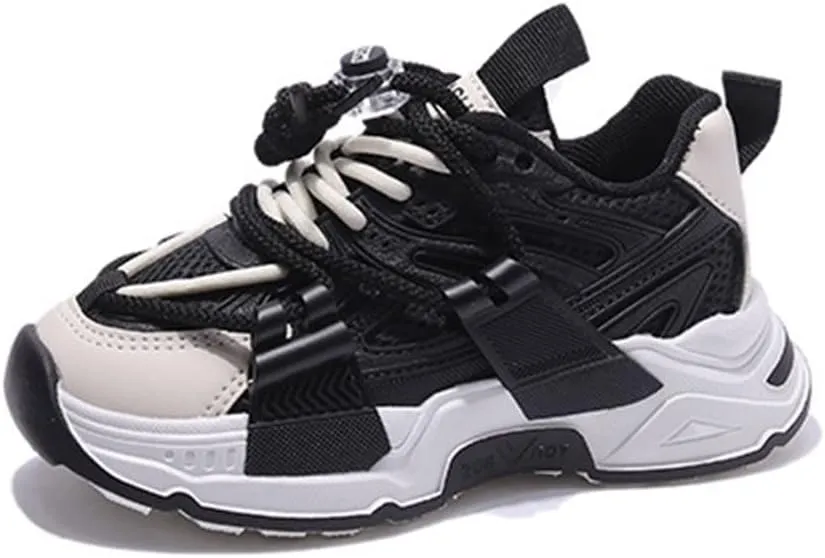 Fashion Spring Summer Children Sports Boys Run Shoes Flat Light Mesh Breathable Comfortable Solid Shoes for Girls Age 10 (Beige, 3.5-4 Years Toddler)