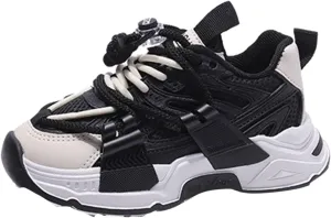 Fashion Spring Summer Children Sports Boys Run Shoes Flat Light Mesh Breathable Comfortable Solid Shoes for Girls Age 10 (Beige, 3.5-4 Years Toddler)