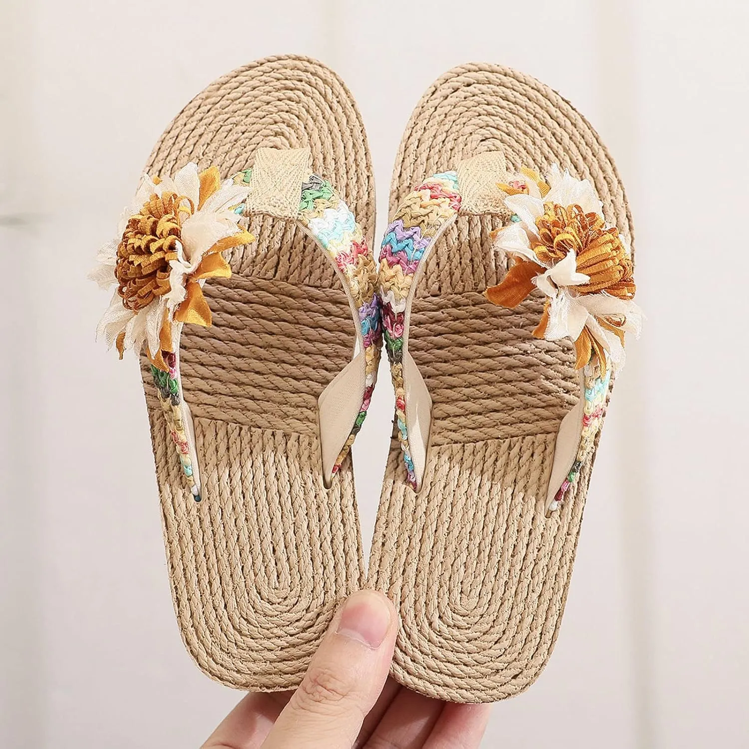 Fashion Summer Children Girls Slippers Thick Soles Colorful Flip Flops Flowers Lightweight And Toddler Hiking