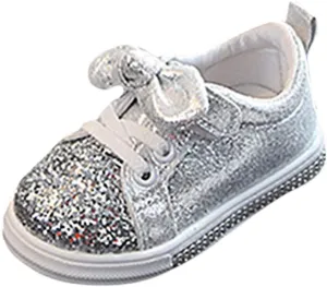 Floral Sneaker Baby Run Baby Girls Sequins Bling Children Boys Sport Crystal Bowknot Shoes Baby Shoes Toddler Shoes Girl Wide