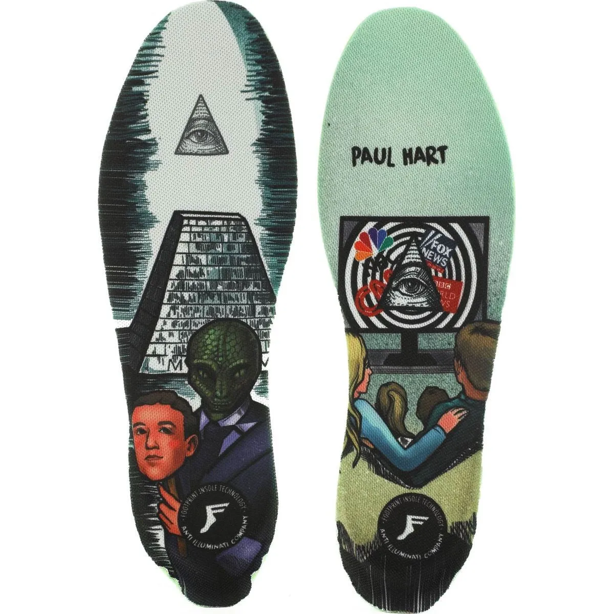 Footprint Kingfoam Elite Mid Profile Paul Hart Conspiracy Insoles