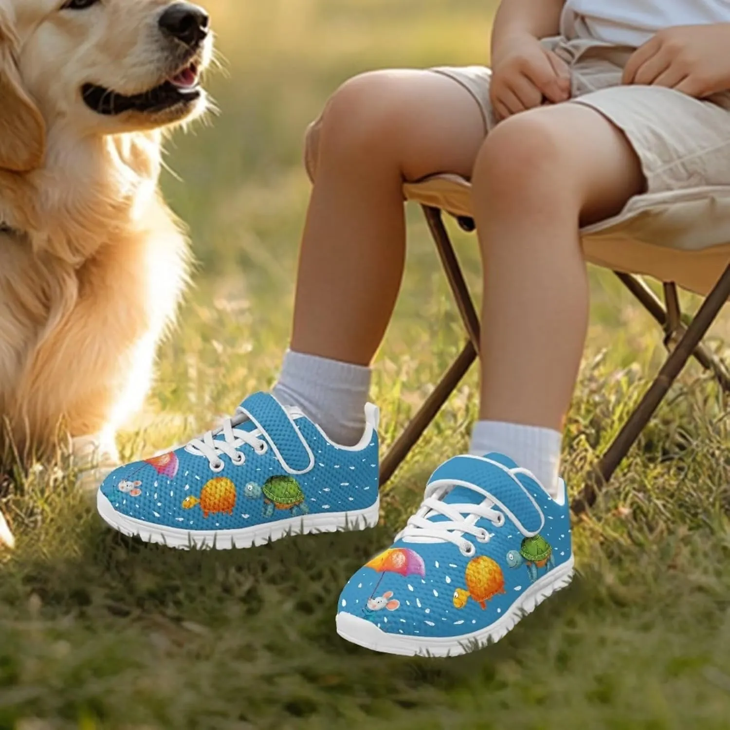 Forchrinse Neon Octopus Tennis Shoes Girls Boys Kids Sneakers Fashion Running Shoes for Toddler Lightweight Breathable School Sport Athletic Sneakers
